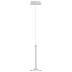 Alora Mood Issa LED 6-in White Pendant