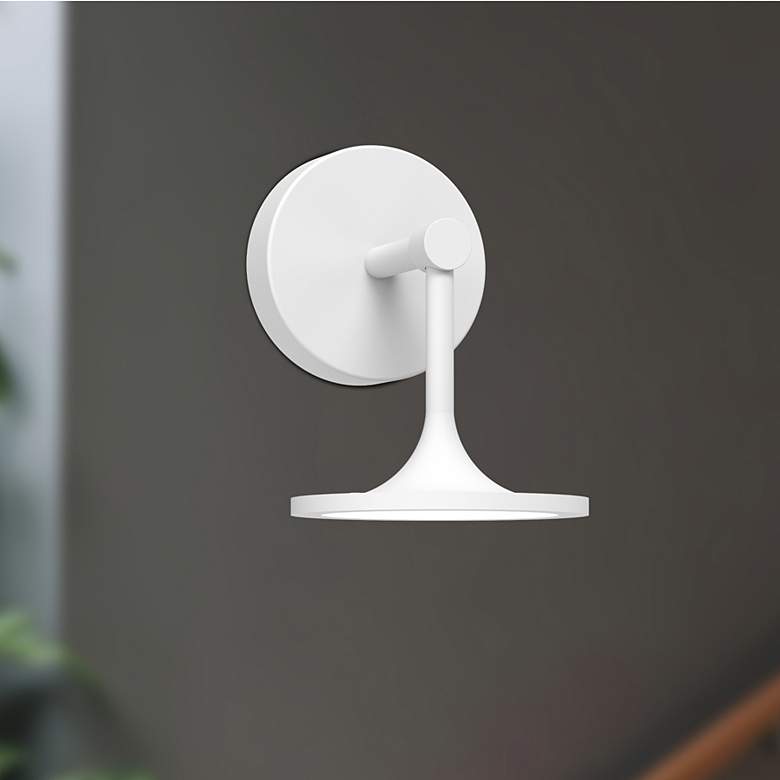 Image 1 Alora Mood Issa LED 6-in White Wall Vanity