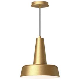 Image1 of Alora Mood Juliana E26 11-in Brushed Gold Pendant