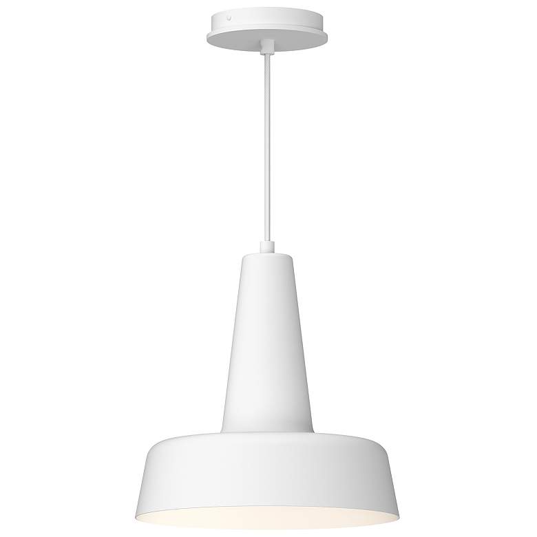 Image 1 Alora Mood Juliana E26 11-in White Pendant