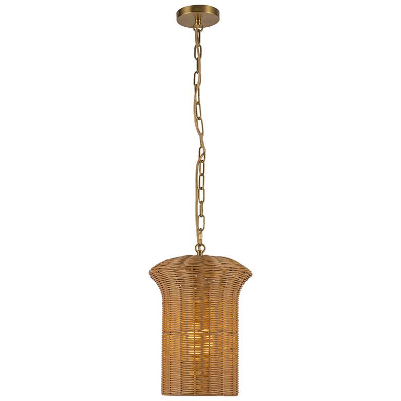 Image 1 Alora Mood Kai E26 11-in Brushed Gold Pendant