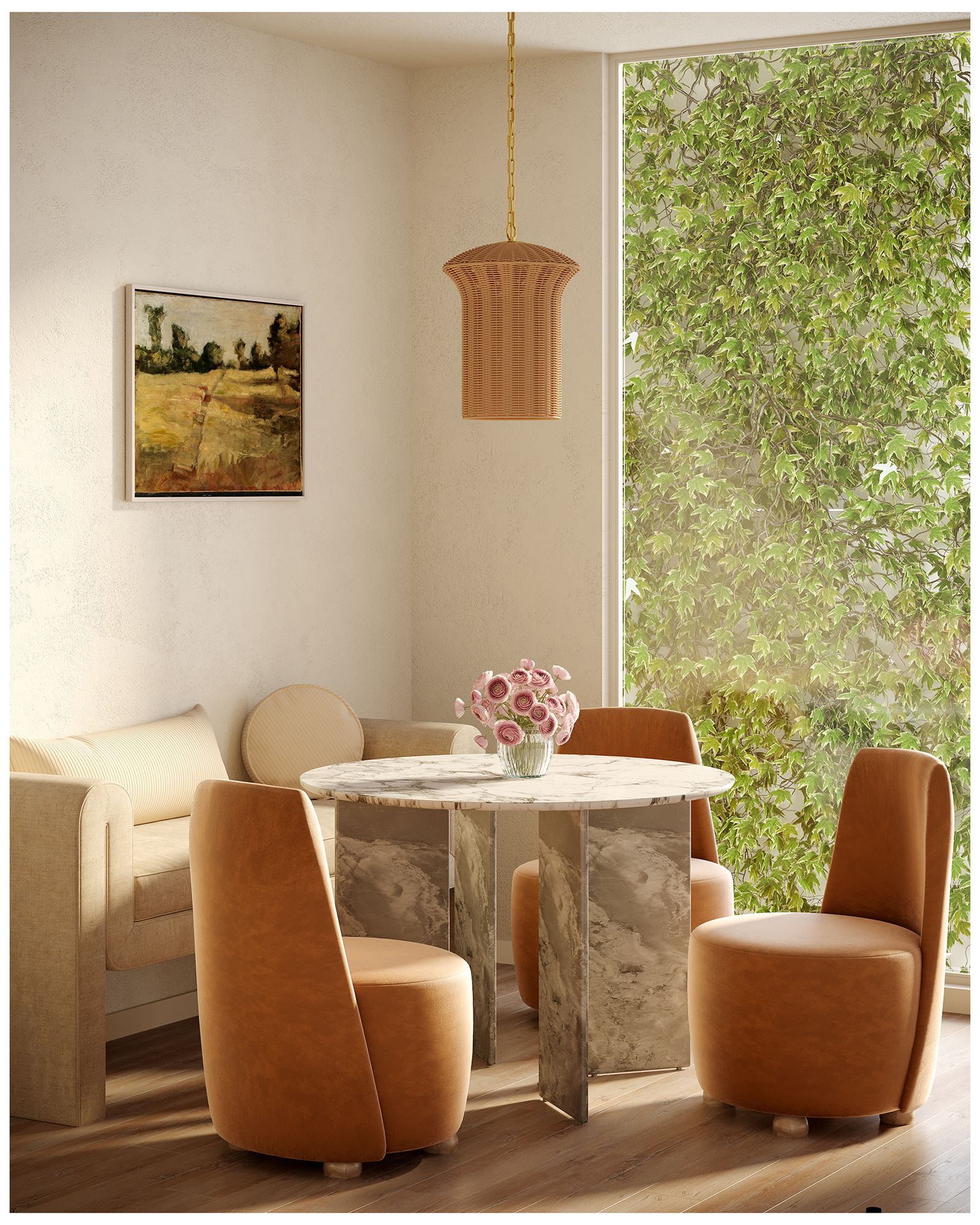 Image 3 Alora Mood Kai E26 11-in Brushed Gold Pendant more views