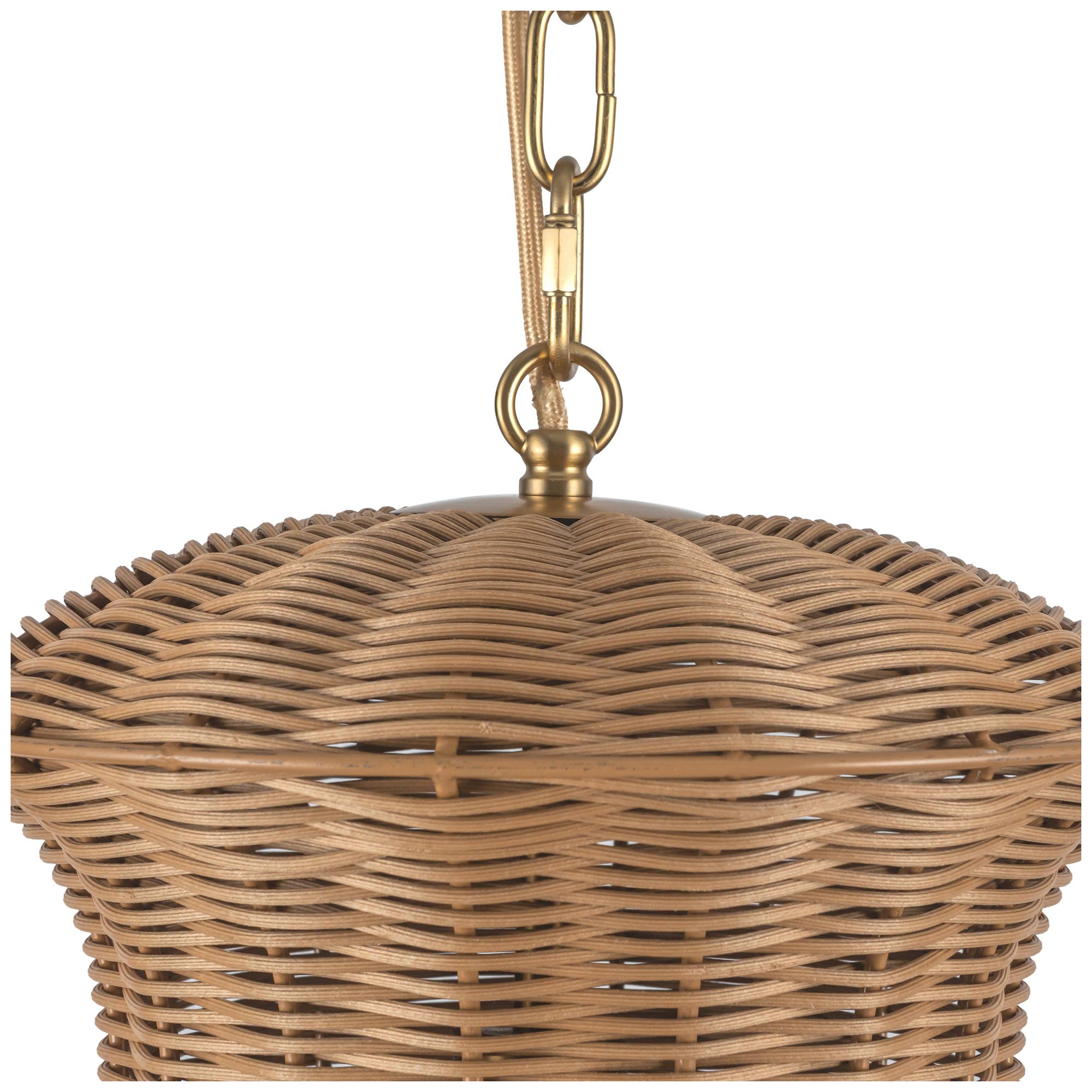 Image 5 Alora Mood Kai E26 11-in Brushed Gold Pendant more views