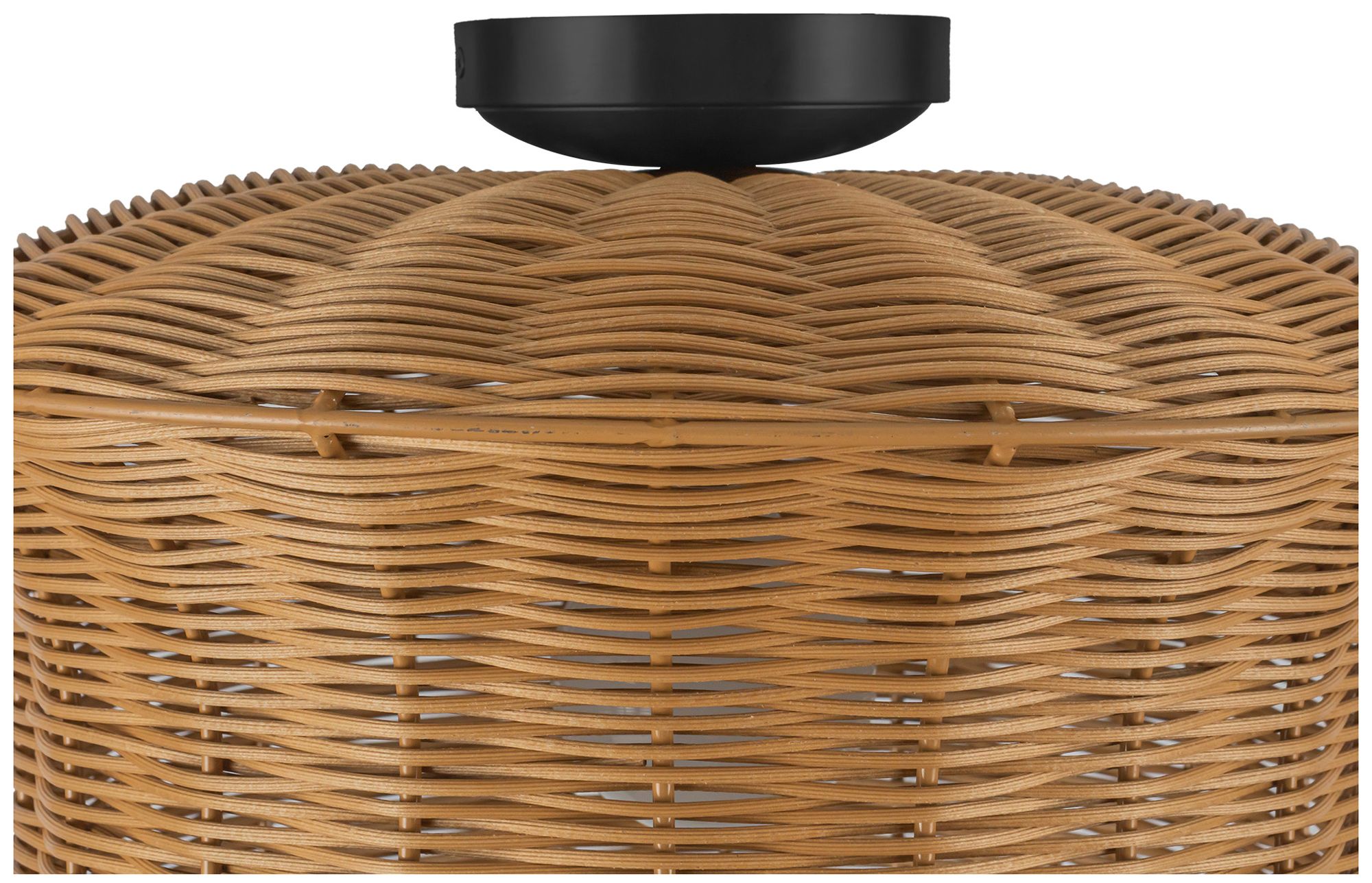 Image 3 Alora Mood Kai E26 16-in Matte Black Semi-Flush Mount more views