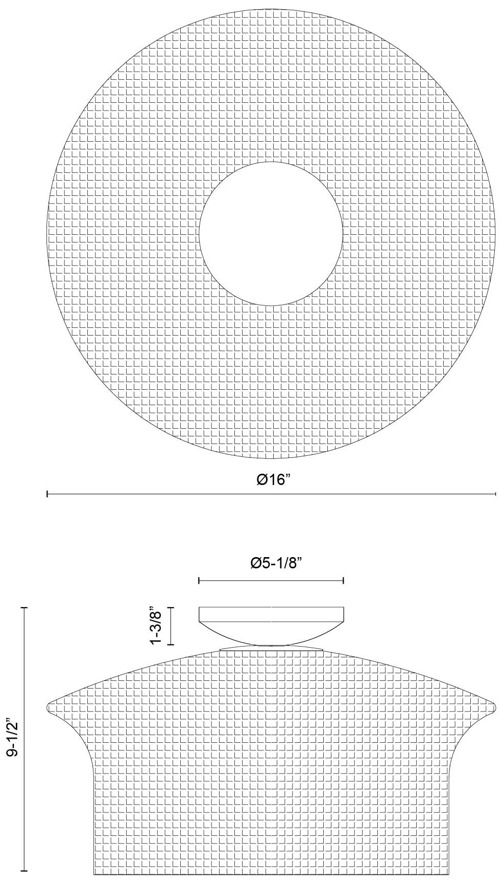 Image 4 Alora Mood Kai E26 16-in Matte Black Semi-Flush Mount more views