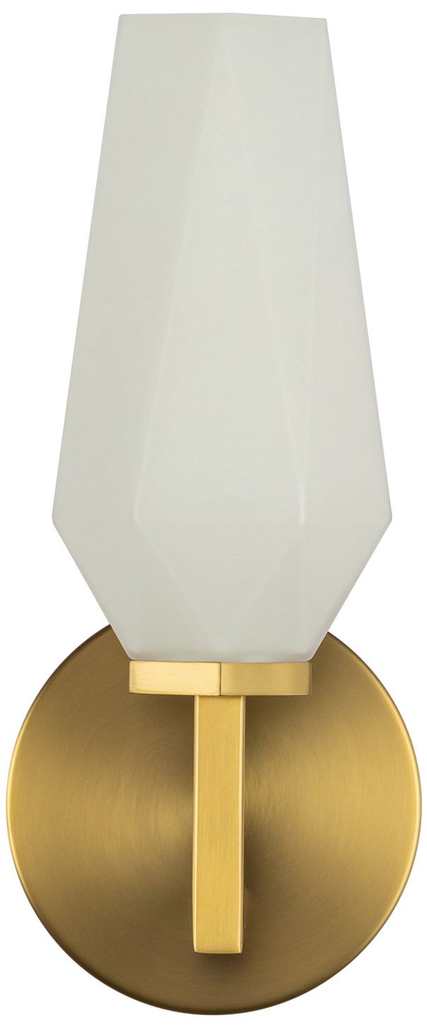 Image 2 Alora Mood Krysta E12 10-in Brushed Gold/Opal Glass Wall Vanity more views