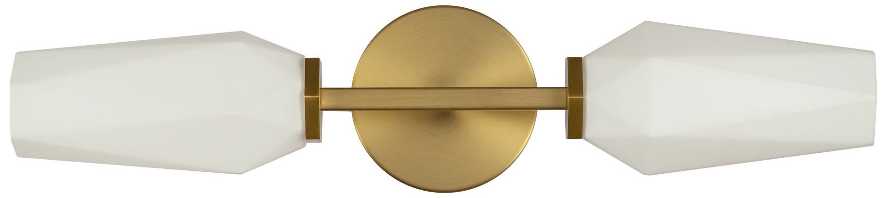 Image 2 Alora Mood Krysta E12 20-in Brushed Gold/Opal Glass Wall Vanity more views