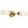 3_Alora Mood Krysta E12 20-in Brushed Gold/Opal Glass Wall Vanity more views