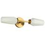 4_Alora Mood Krysta E12 20-in Brushed Gold/Opal Glass Wall Vanity more views