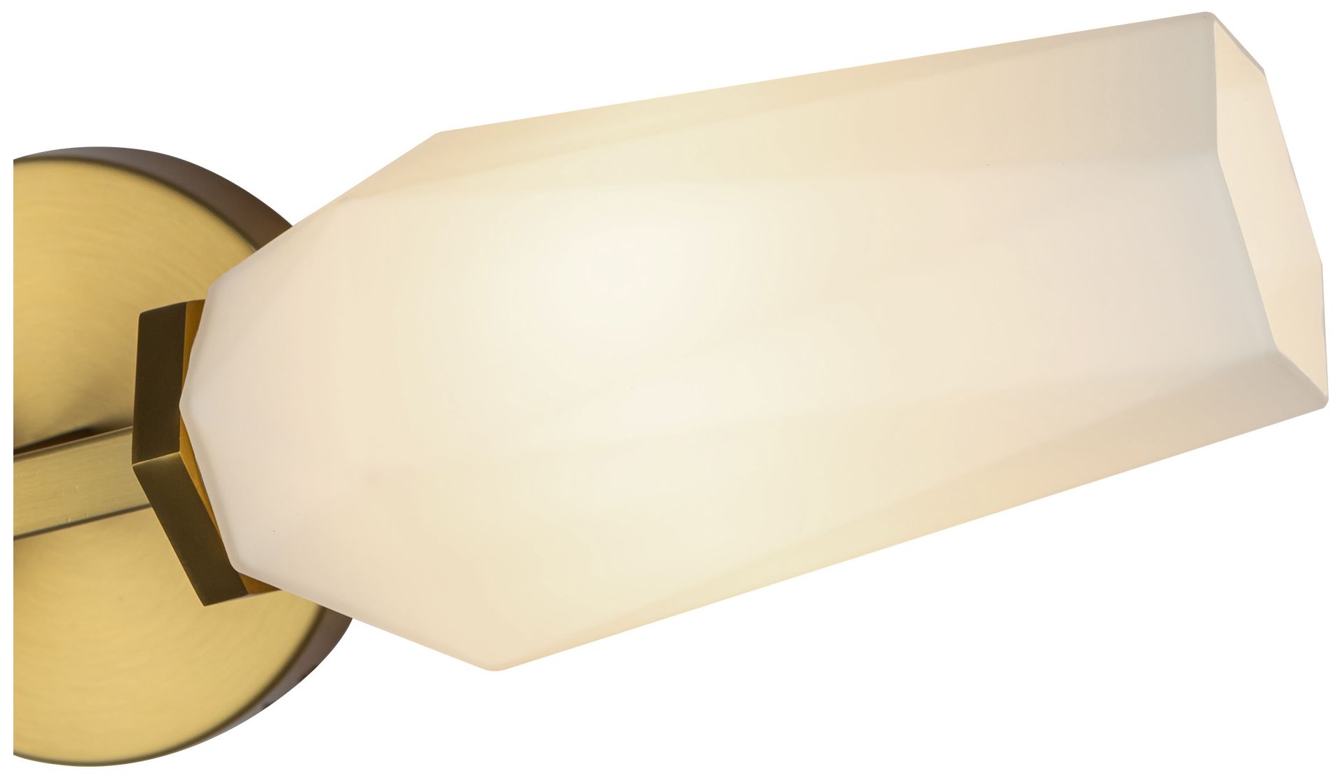 Image 5 Alora Mood Krysta E12 20-in Brushed Gold/Opal Glass Wall Vanity more views