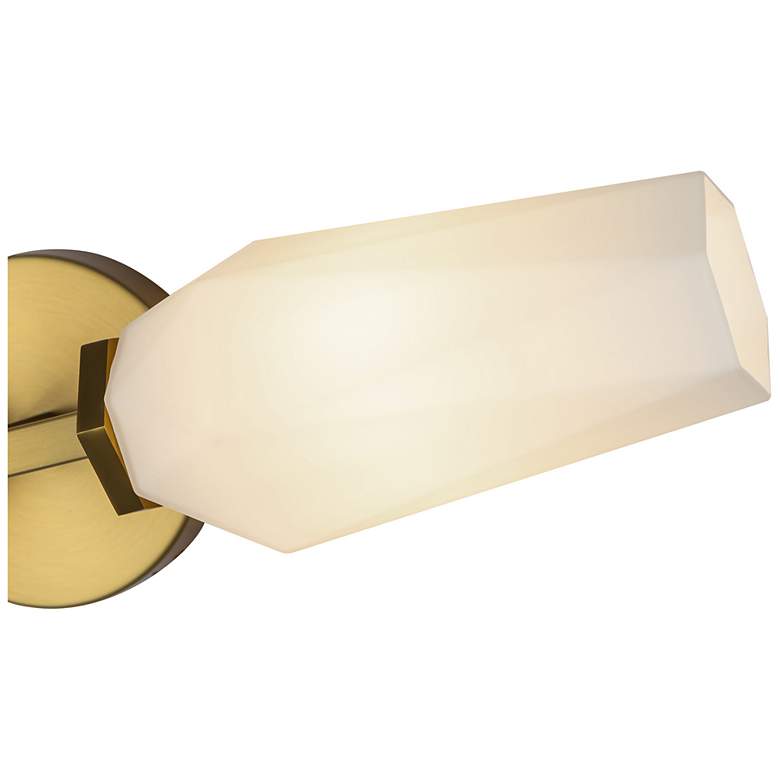 Image 5 Alora Mood Krysta E12 20-in Brushed Gold/Opal Glass Wall Vanity more views