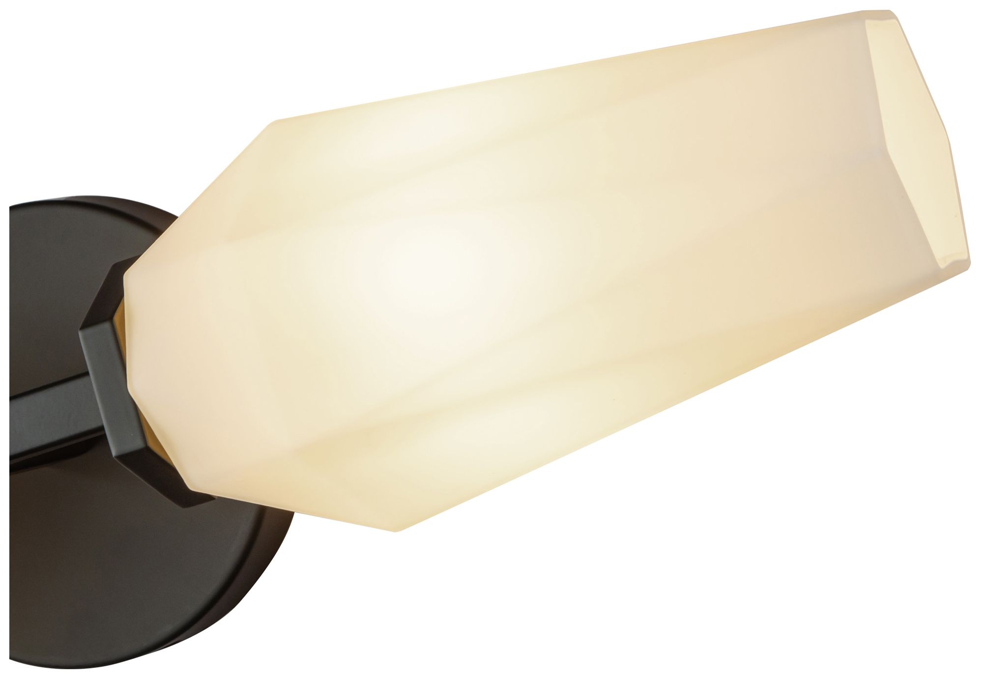 Image 5 Alora Mood Krysta E12 20-in Matte Black/Opal Glass Wall Vanity more views