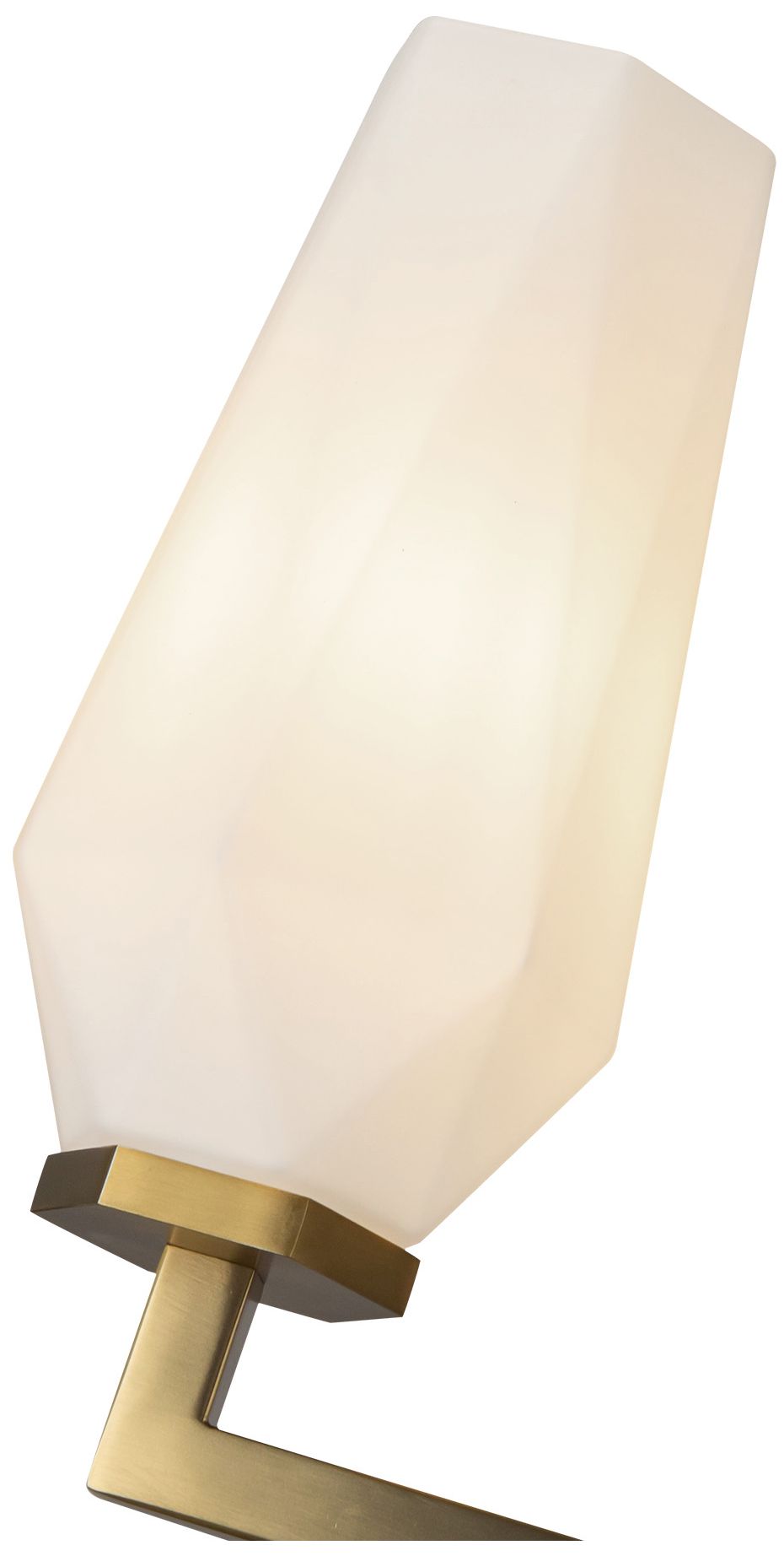 Image 5 Alora Mood Krysta E12 35-in Brushed Gold/Opal Glass Chandelier more views