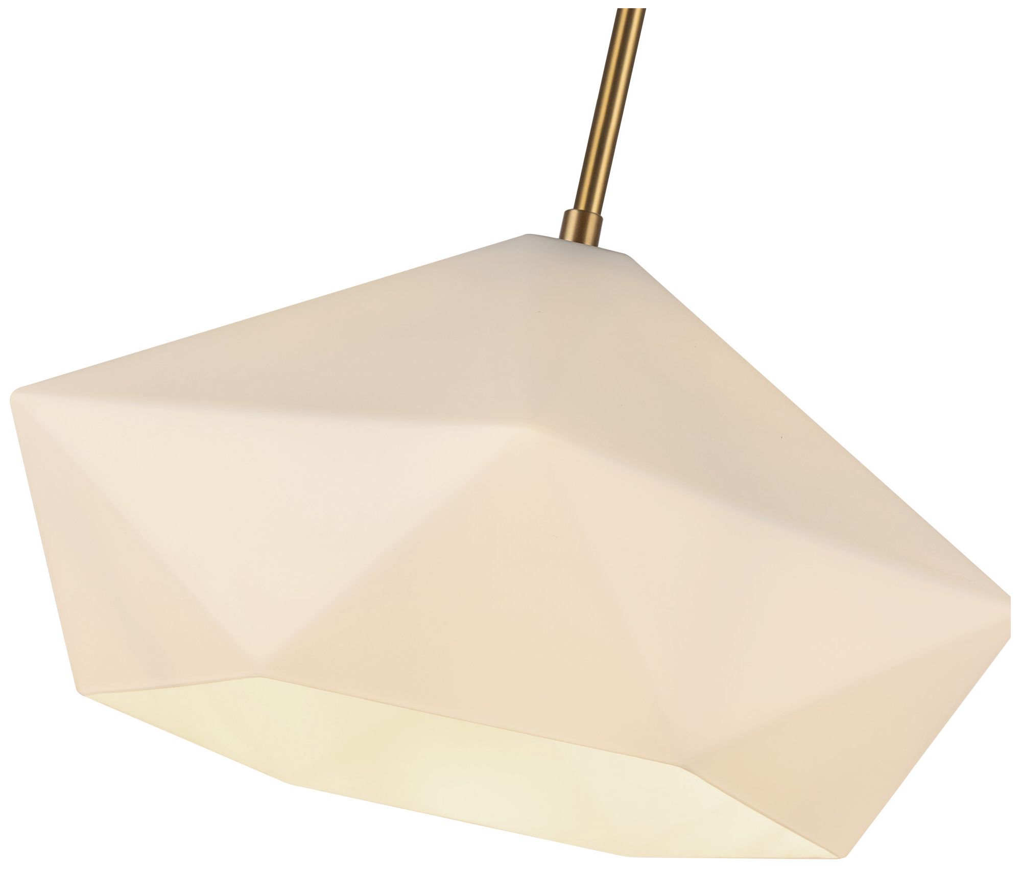Image 5 Alora Mood Krysta E26 14-in Brushed Gold/Opal Glass Pendant more views