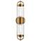 Alora Mood Lancaster E26 5-in Aged Gold Wall Vanity