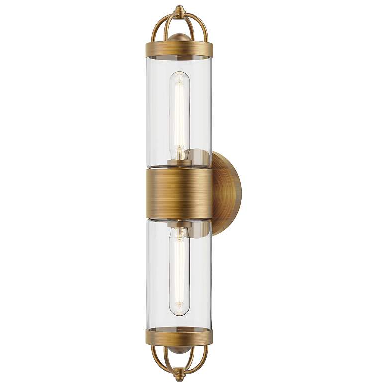 Image 2 Alora Mood Lancaster E26 5-in Aged Gold Wall Vanity more views