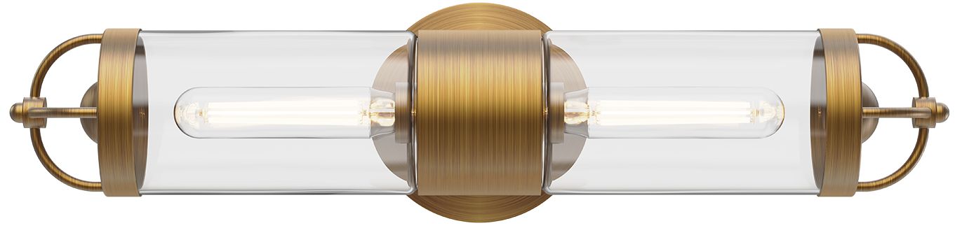 Image 3 Alora Mood Lancaster E26 5-in Aged Gold Wall Vanity more views