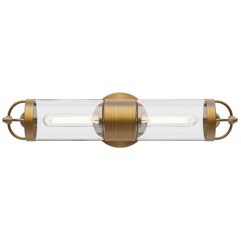 Image 3 Alora Mood Lancaster E26 5-in Aged Gold Wall Vanity more views