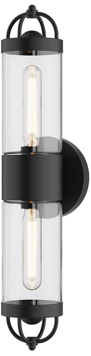 Image 2 Alora Mood Lancaster E26 5-in Matte Black Wall Vanity more views