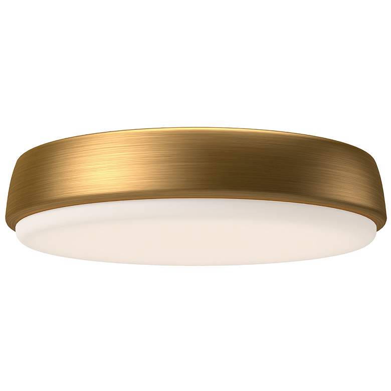 Image 1 Alora Mood Laval LED 11-in Aged Gold Flush Mount
