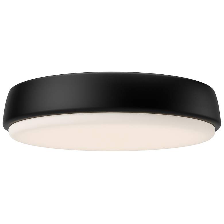 Image 1 Alora Mood Laval LED 11-in Matte Black Flush Mount