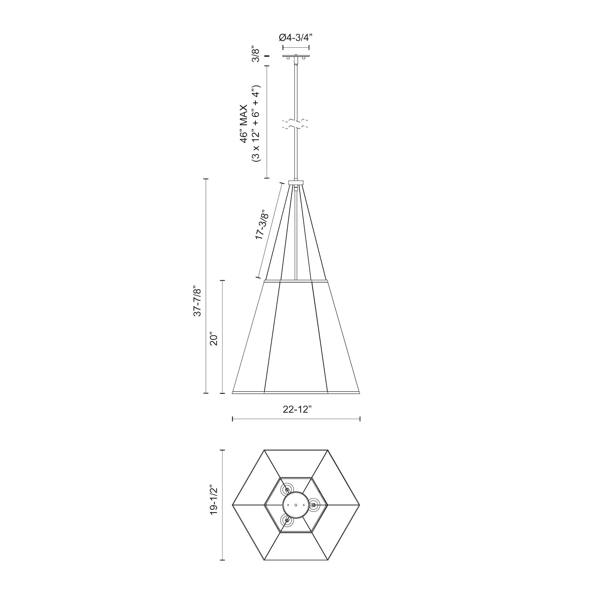 Alora Mood Manila E26 22-in Aged Gold/White Linen Pendant