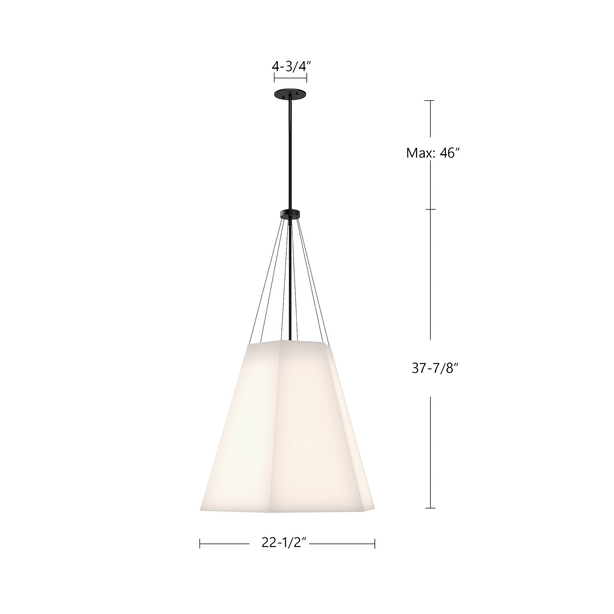 Alora Mood Manila E26 22-in Aged Gold/White Linen Pendant