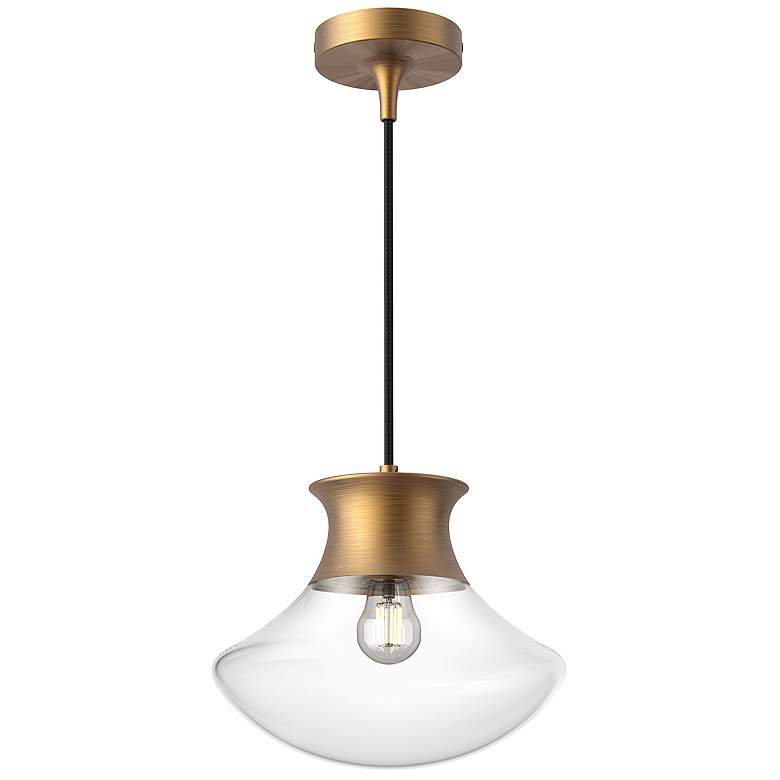 Image 1 Alora Mood Marcel E26 11-in Aged Gold Pendant