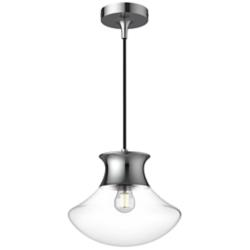 Alora Mood Marcel E26 11-in Chrome Pendant