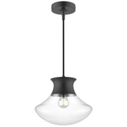 Alora Mood Marcel E26 11-in Matte Black Pendant