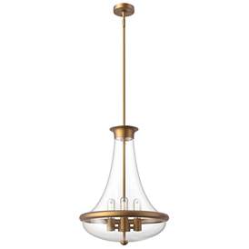 Image1 of Alora Mood Marcel E26 18-in Aged Gold Pendant