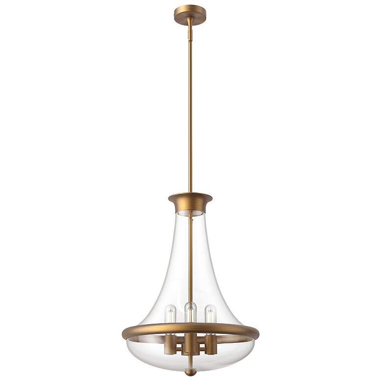 Image 1 Alora Mood Marcel E26 18-in Aged Gold Pendant