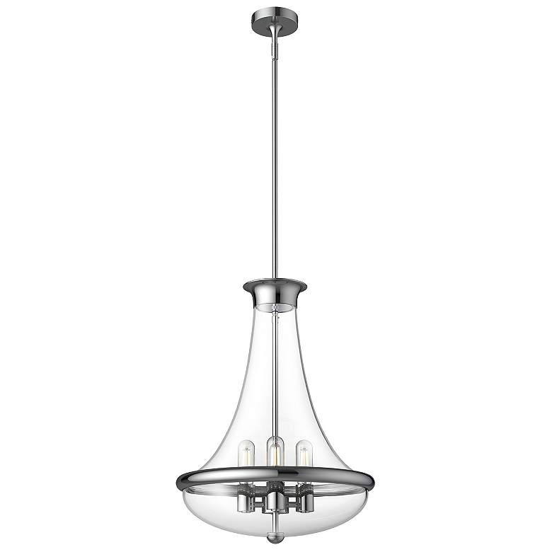 Image 1 Alora Mood Marcel E26 18-in Chrome Pendant