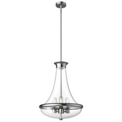 Alora Mood Marcel E26 18-in Chrome Pendant