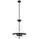Alora Mood Marcel E26 18-in Matte Black Pendant