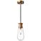 Alora Mood Marcel E26 4-in Aged Gold Pendant