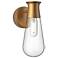 Alora Mood Marcel E26 5-in Aged Gold Wall Vanity