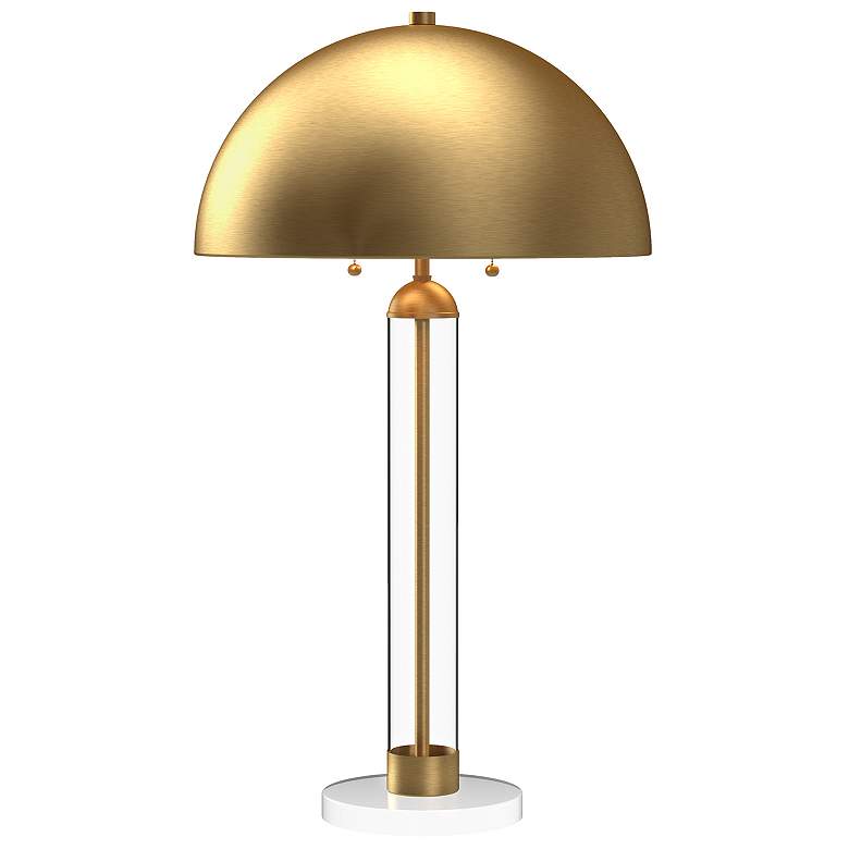 Image 1 Alora Mood Margaux E26 18-in Brushed Gold Table Lamp