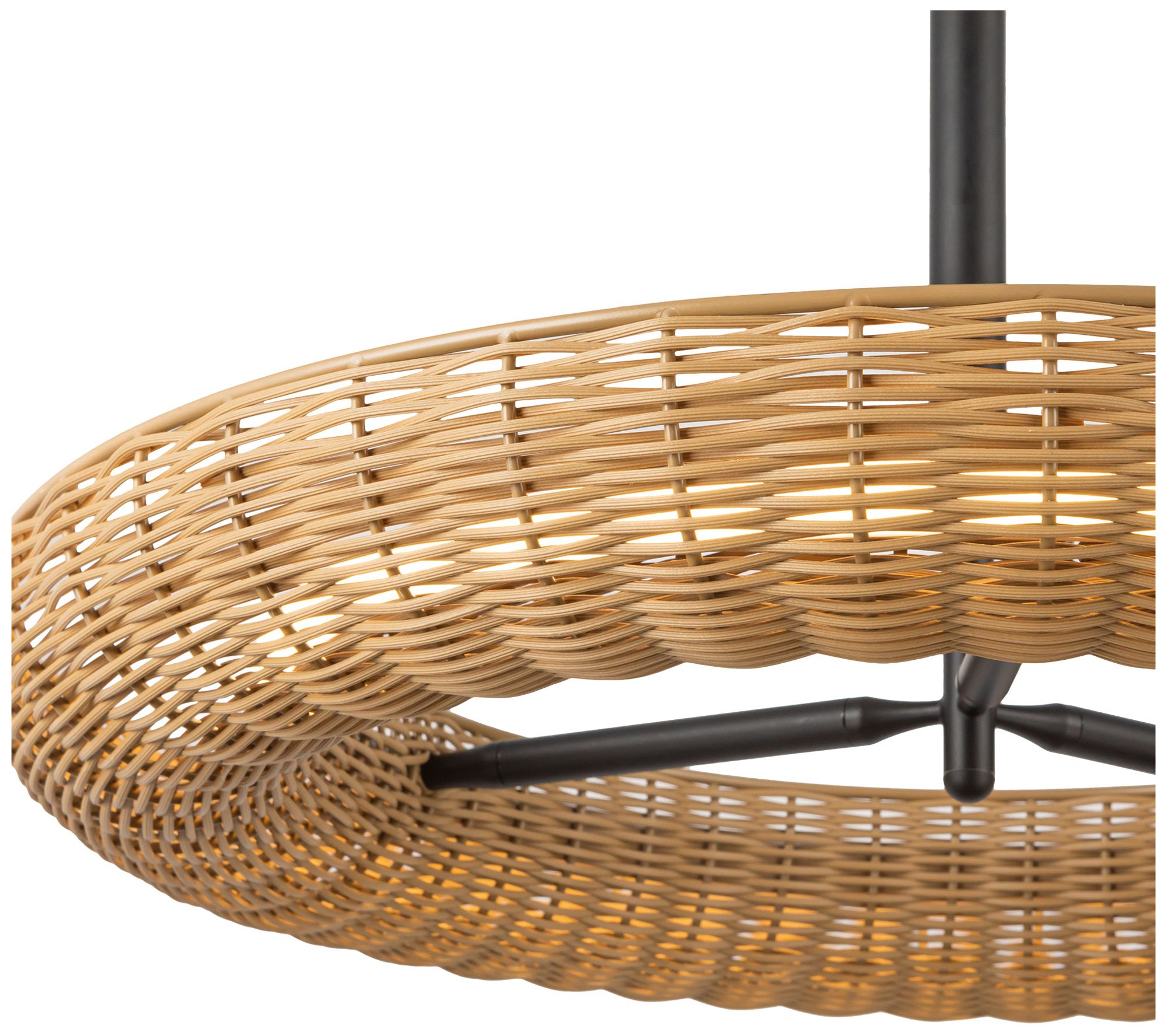 Image 7 Alora Mood Maris LED 24-in Matte Black LED Chandelier more views