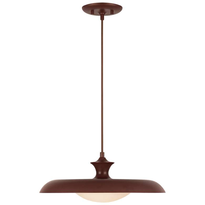 Image 1 Alora Mood Minori E26 15-in Burgundy Pendant