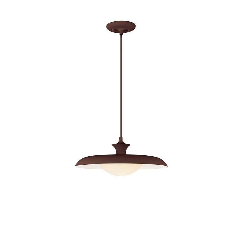 Image 3 Alora Mood Minori E26 15-in Burgundy Pendant more views