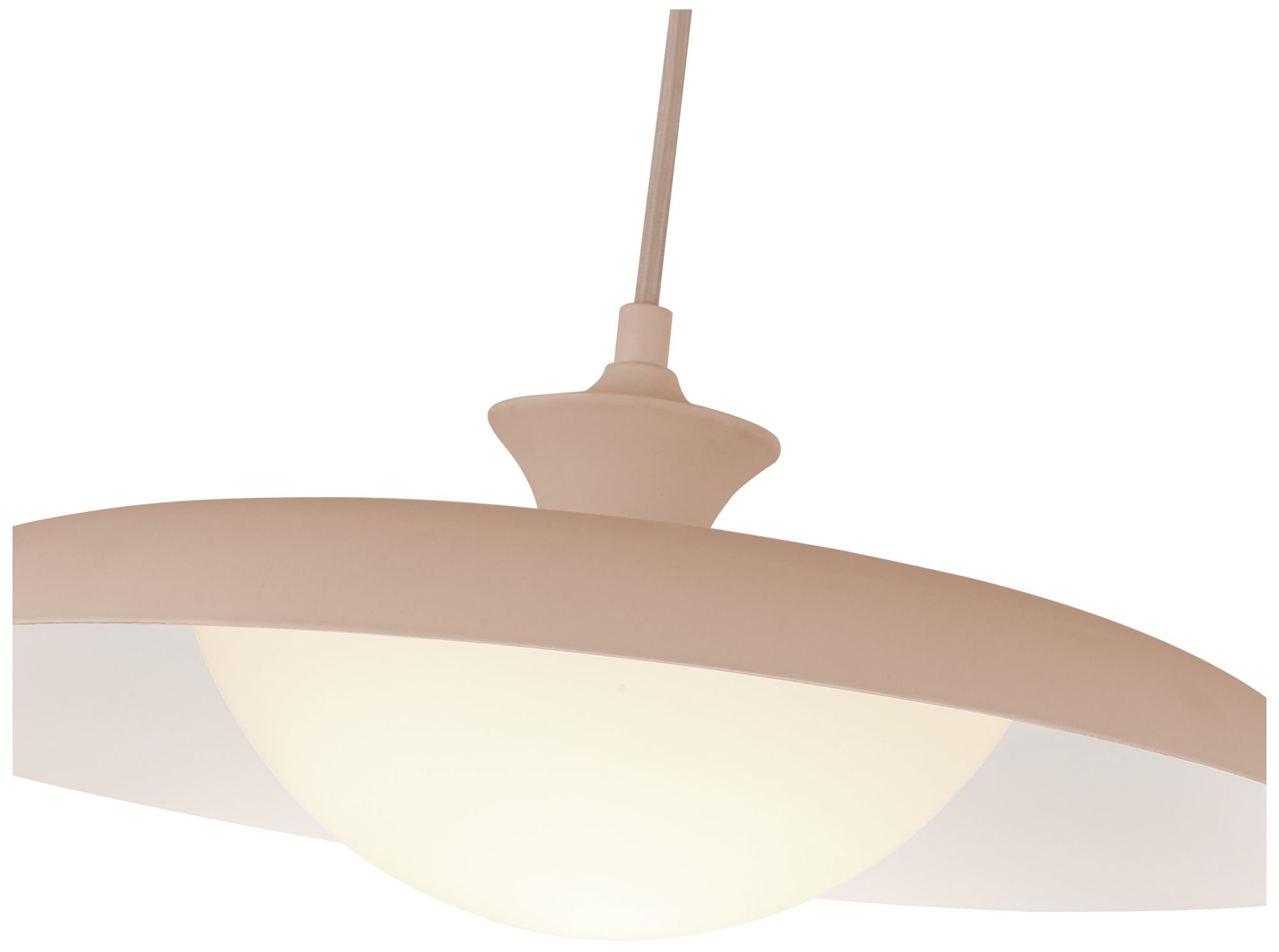 Image 3 Alora Mood Minori E26 15-in Peach Pendant more views