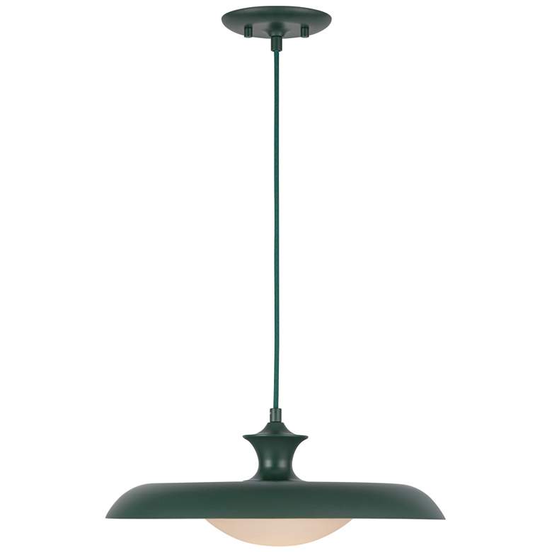 Image 1 Alora Mood Minori E26 15-in Pine Green Pendant