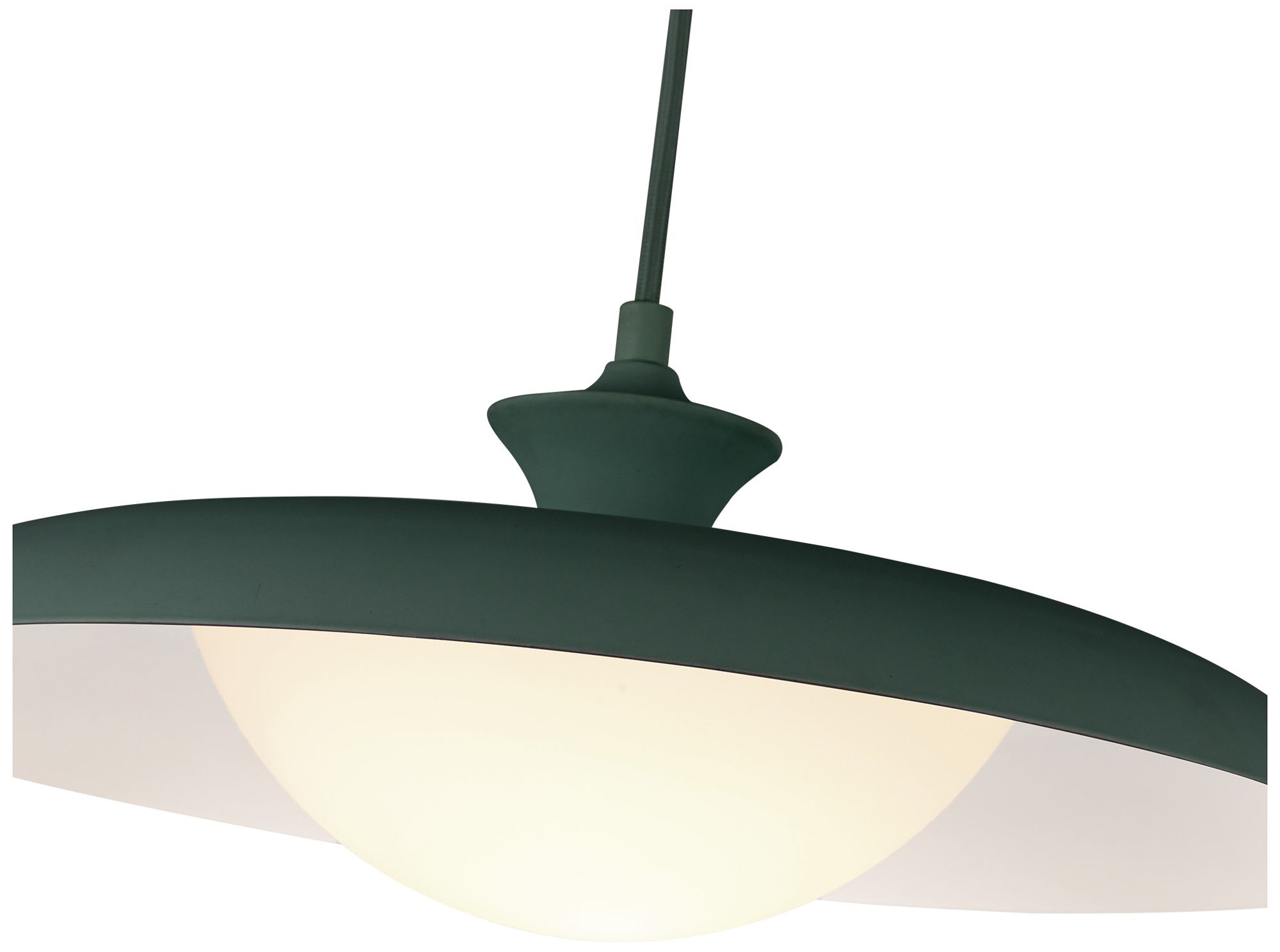 Image 3 Alora Mood Minori E26 15-in Pine Green Pendant more views