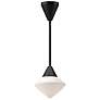 2_Alora Mood Nora E26 8-in Matte Black/Opal Matte Glass Pendant