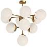 2_Alora Mood Nouveau E26 35-in Gold/Opal Matte Glass 10 Lights Chandeliers