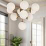 1_Alora Mood Nouveau E26 35-in Gold/Opal Matte Glass 10 Lights Chandeliers