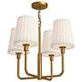 2_Alora Mood Plisse E26 23-in Aged Gold/Opal Matte Glass 4 Lights Chandeliers