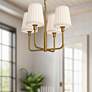 1_Alora Mood Plisse E26 23-in Aged Gold/Opal Matte Glass 4 Lights Chandeliers