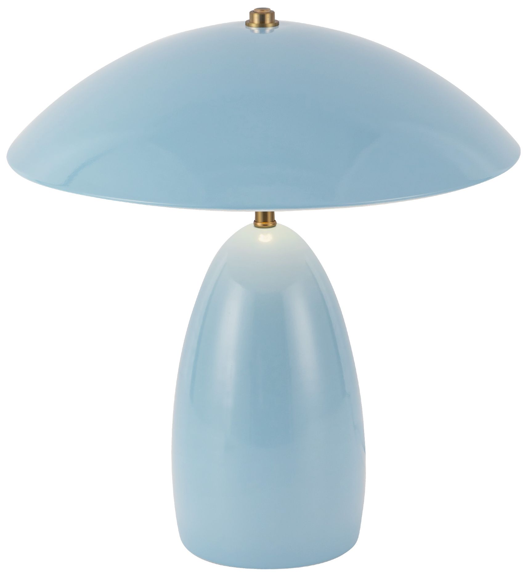 Image 3 Alora Mood Poppy LED 12-in Cerulean LED Table Lamp more views